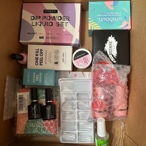 Nail Products - box full - gel related